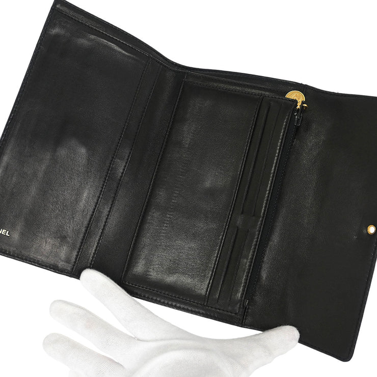 Chanel Black Calfskin Wallet 154068