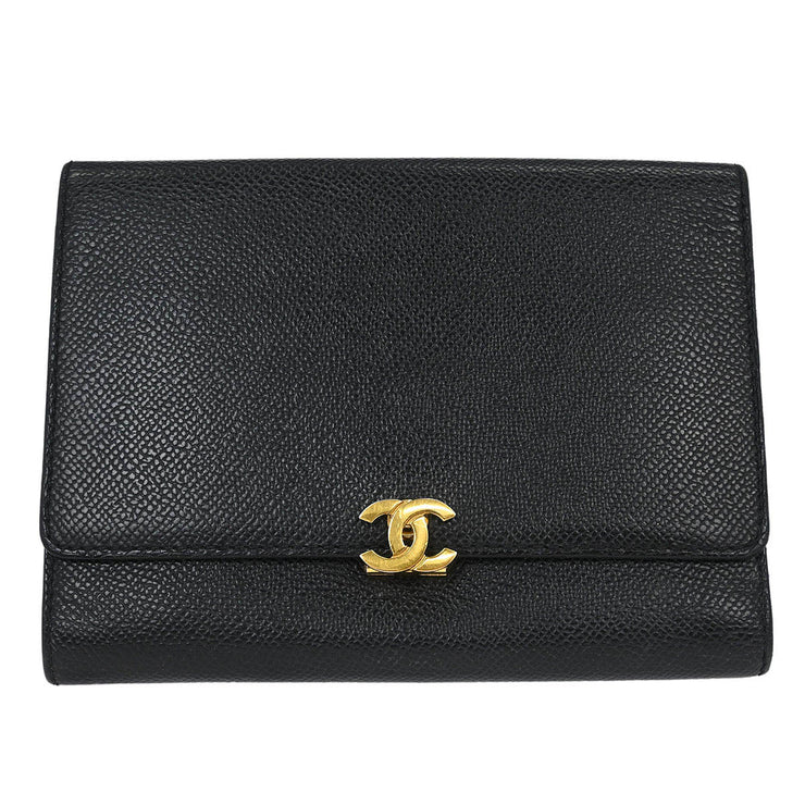 Chanel Black Calfskin Wallet 154069