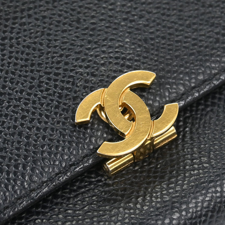 Chanel Black Calfskin Wallet 154069