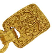 Chanel Bell Dangle Earrings Clip-On Gold 94A 154070