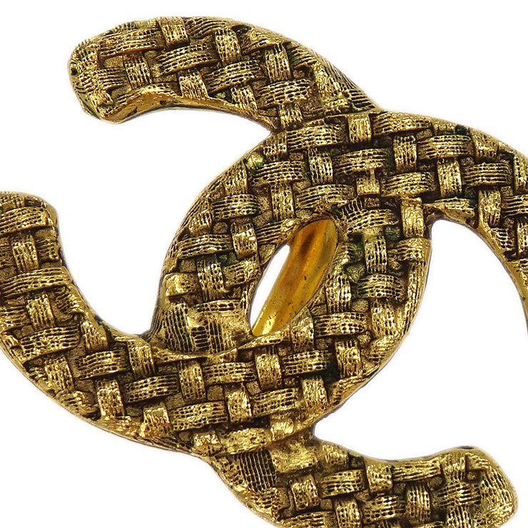 Chanel Gold CC Earrings Clip-On 2878/29 154071