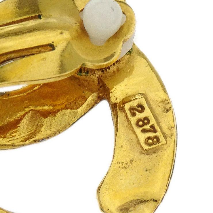 Chanel Gold CC Earrings Clip-On 2878/29 154071