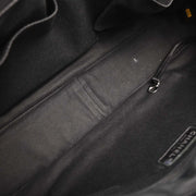 Chanel Black Calfskin Tote Chain Handbag 154073