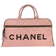 Chanel Pink Calfskin Bowling Bag 50 154079