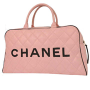Chanel Pink Calfskin Bowling Bag 50 154079