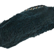 Chanel Blue Fur Chain Shoulder Bag 154080
