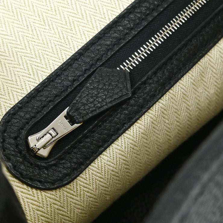 Hermes Black Negonda Garden Party 30 TPM Tote Handbag VP Square: N 154085