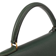 Hermes Vert Ardennes Kelly 32 Sellier Handbag 7 Square: A 154086