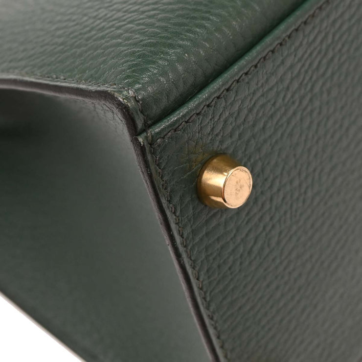 Hermes Vert Ardennes Kelly 32 Sellier Handbag 7 Square: A 154086