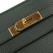 Hermes Vert Ardennes Kelly 32 Sellier Handbag 7 Square: A 154086