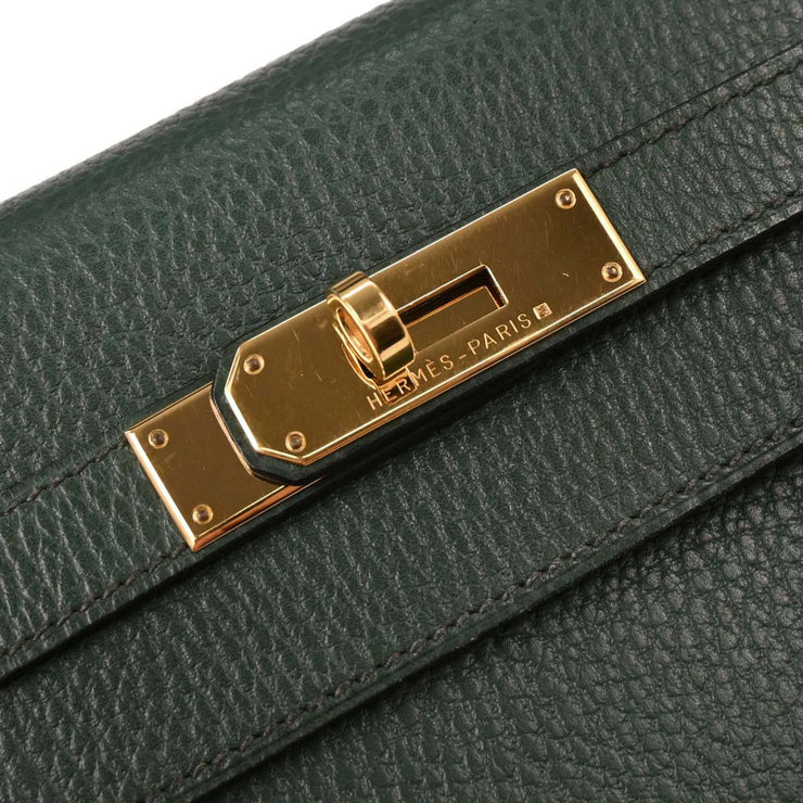 Hermes Vert Ardennes Kelly 32 Sellier Handbag 7 Square: A 154086