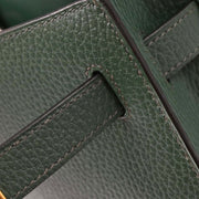 Hermes Vert Ardennes Kelly 32 Sellier Handbag 7 Square: A 154086