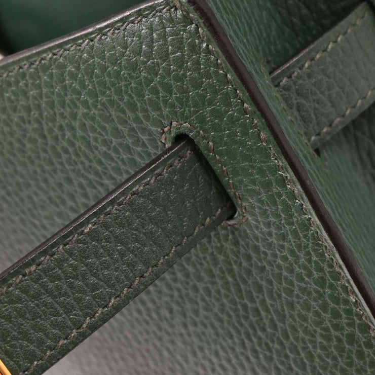 Hermes Vert Ardennes Kelly 32 Sellier Handbag 7 Square: A 154086
