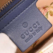 Gucci Blue Denim Marmont 2way Handbag 448054 467891 154087