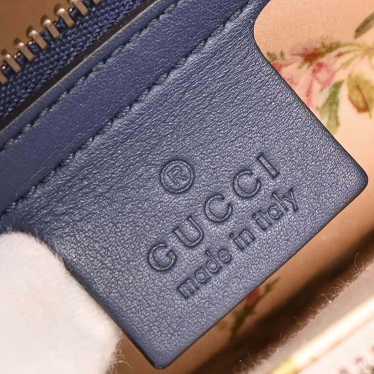Gucci Blue Denim Marmont 2way Handbag 448054 467891 154087