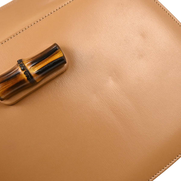 Gucci Beige Bamboo 2way Handbag 000.1227.0633 154088