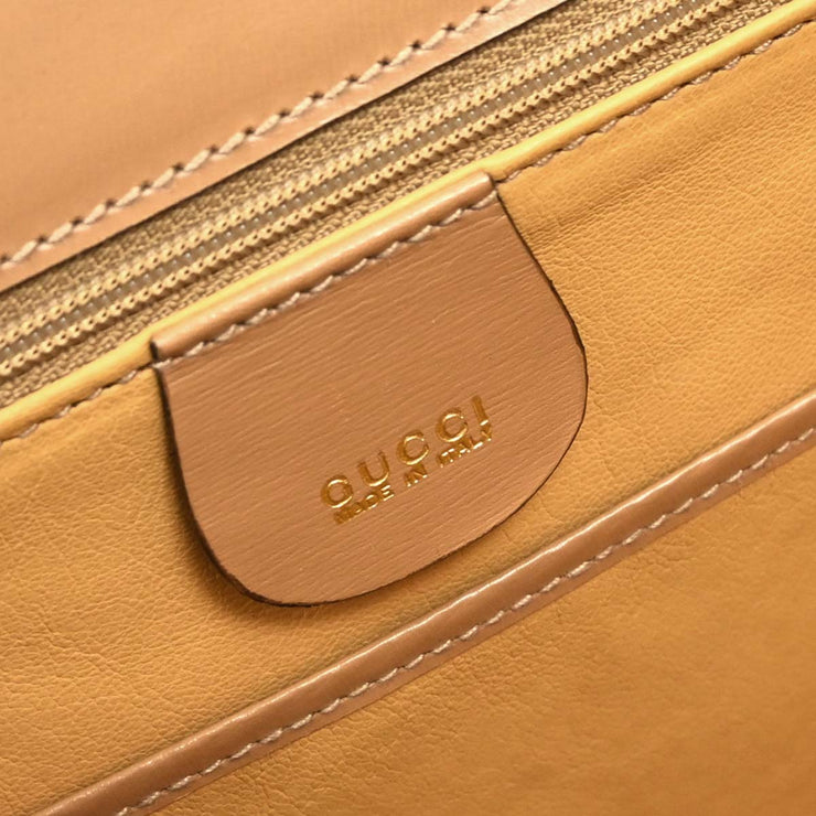 Gucci Beige Bamboo 2way Handbag 000.1227.0633 154088