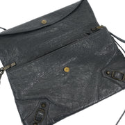 Balenciaga Gray Classic Envelope 2way Clutch 319376.1110.E.538735 154092