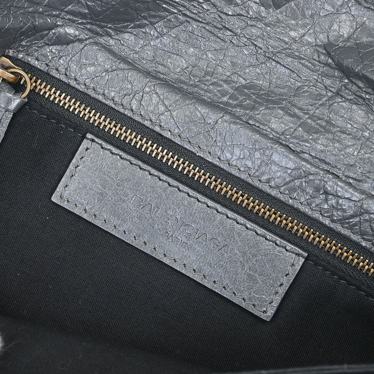 Balenciaga Gray Classic Envelope 2way Clutch 319376.1110.E.538735 154092