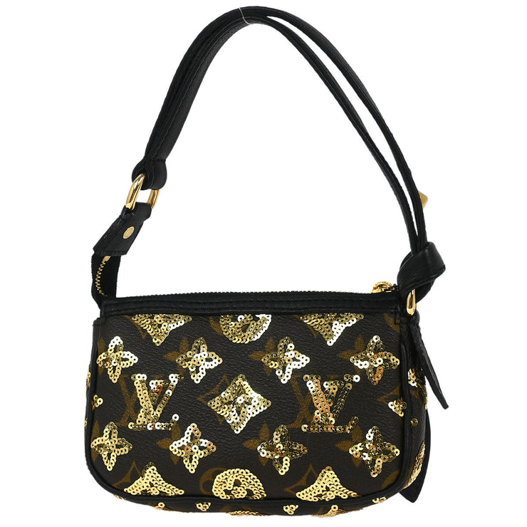 Louis Vuitton Eclipse Mini Pochette Accessoires Handbag M60125 AS3009 154093