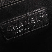 Chanel Black Calfskin Grand Shopping Tote GST Chain Handbag 154094