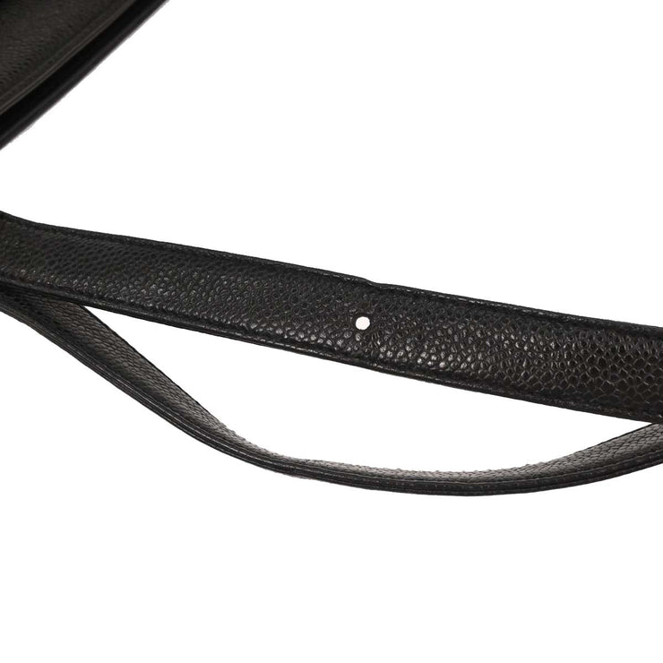 Chanel Black Calfskin Tote Handbag 154095
