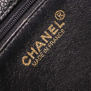 Chanel Black Calfskin Tote Handbag 154095