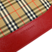 Burberry Beige Red House Check Handbag KU035AF16 154097