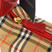 Burberry Beige Red House Check Handbag KU035AF16 154097