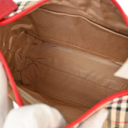 Burberry Beige Red House Check Handbag KU035AF16 154097
