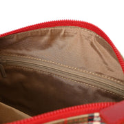 Burberry Beige Red House Check Handbag KU035AF16 154097