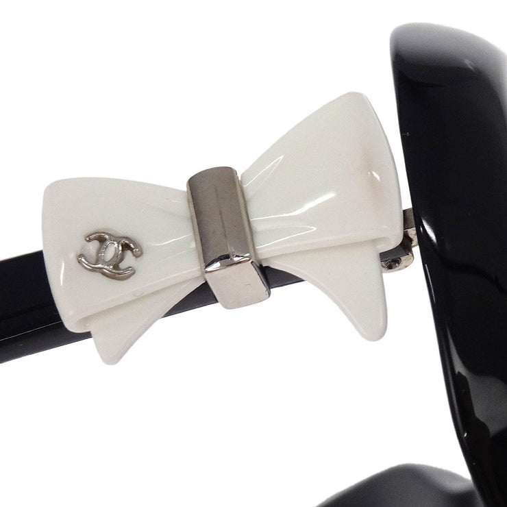 Chanel Sunglasses Eyewear Black Small Good 58 Square:17 154098