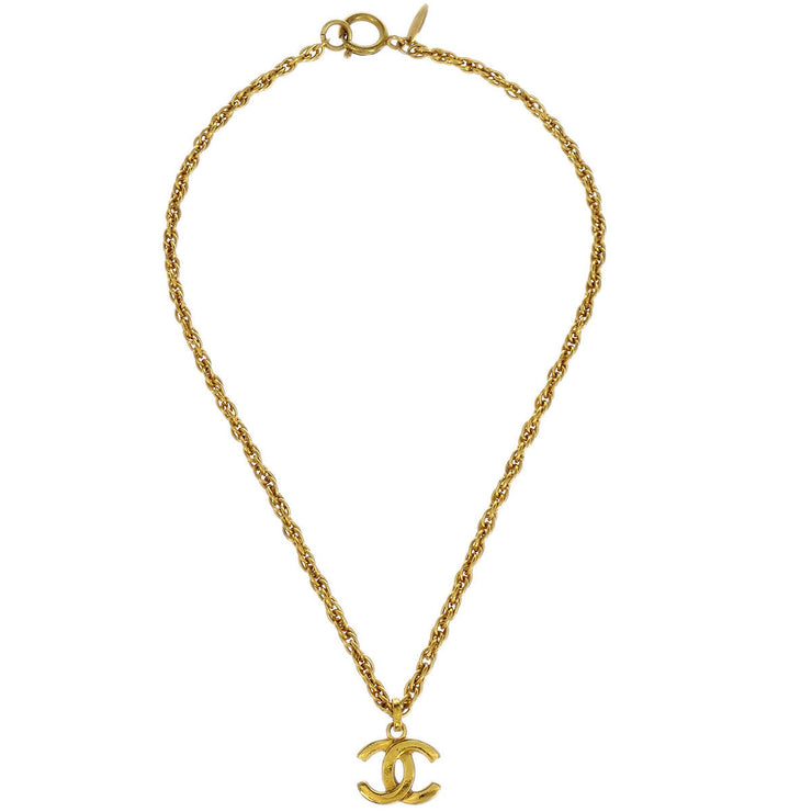 Chanel Gold CC Chain Pendant Necklace 154101