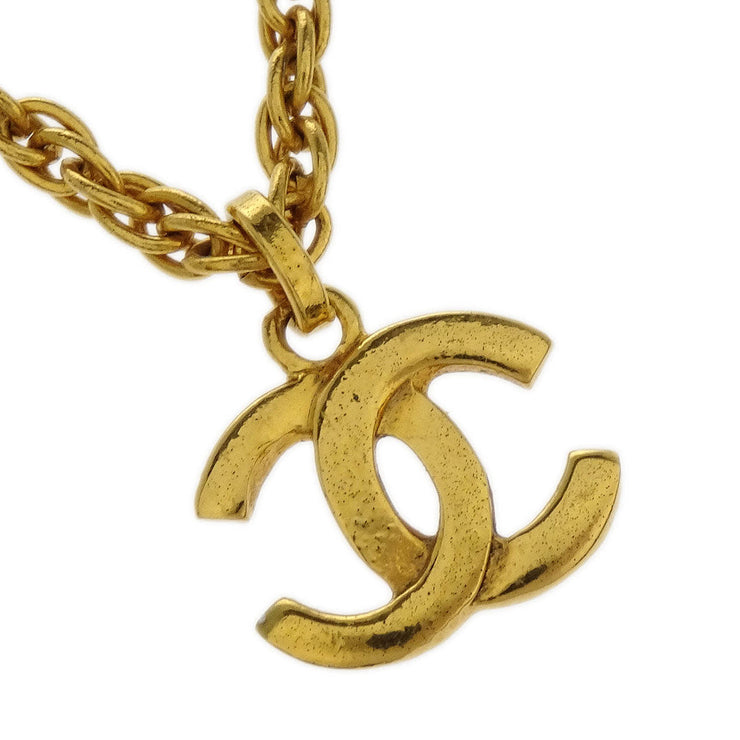 Chanel Gold CC Chain Pendant Necklace 154101