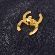 Chanel Navy Calfskin Shoulder Tote Bag 154127
