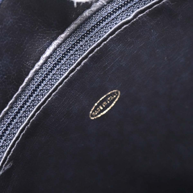 Chanel Navy Calfskin Shoulder Tote Bag 154127