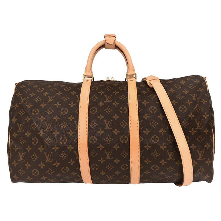 Louis Vuitton Monogram Keepall Bandouliere 55 Duffle Bag M41414 DU0195 154128