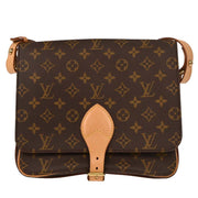 Louis Vuitton Monogram Cartouchiere GM Shoulder Bag M51252 SL0041 154130