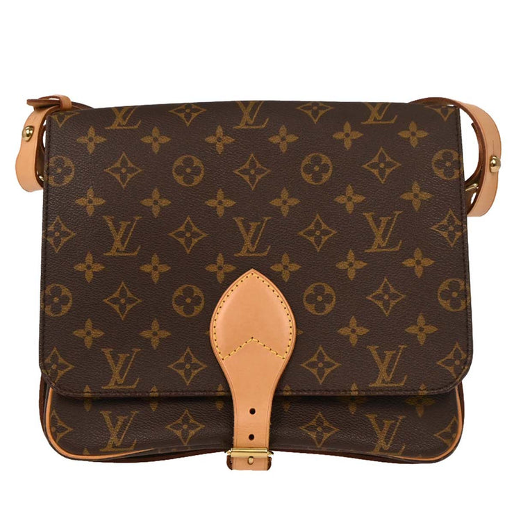 Louis Vuitton Monogram Cartouchiere GM Shoulder Bag M51252 SL0041 154130