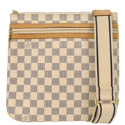 Louis Vuitton Damier Azur Pochette Bosphore Crossbody Bag N51112 MI2067 154132