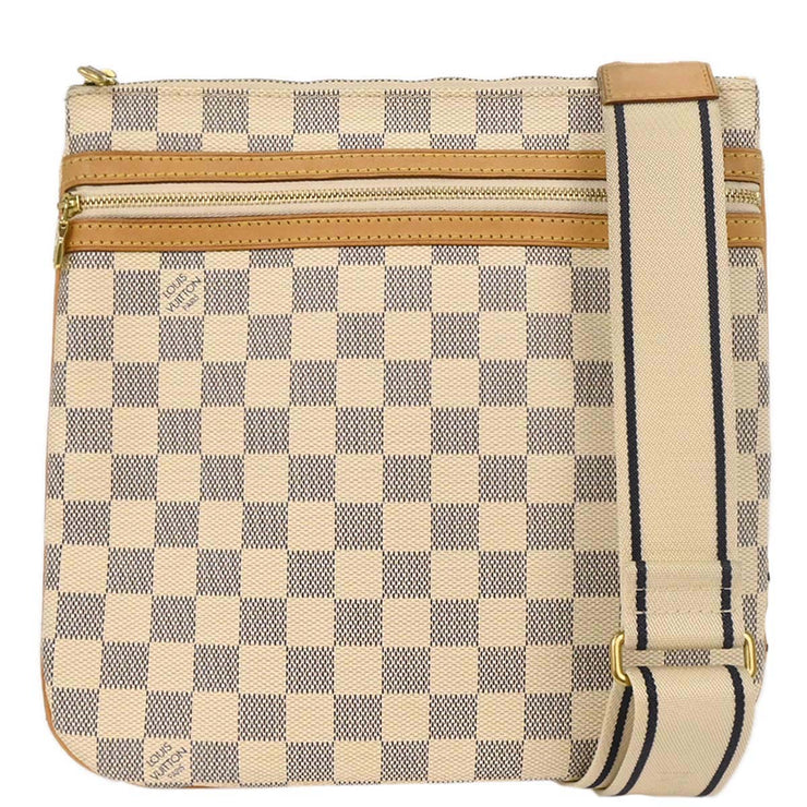 Louis Vuitton Damier Azur Pochette Bosphore Crossbody Bag N51112 MI2067 154132