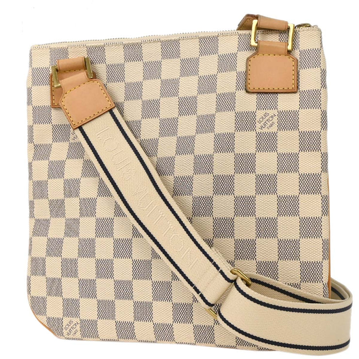 Louis Vuitton Damier Azur Pochette Bosphore Crossbody Bag N51112 MI2067 154132