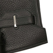 Hermes Black Taurillon Clemence Birkin 30 Handbag B08 Square:L 154133