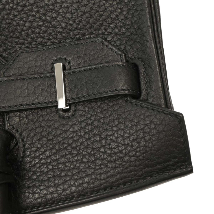 Hermes Black Taurillon Clemence Birkin 30 Handbag B08 Square:L 154133