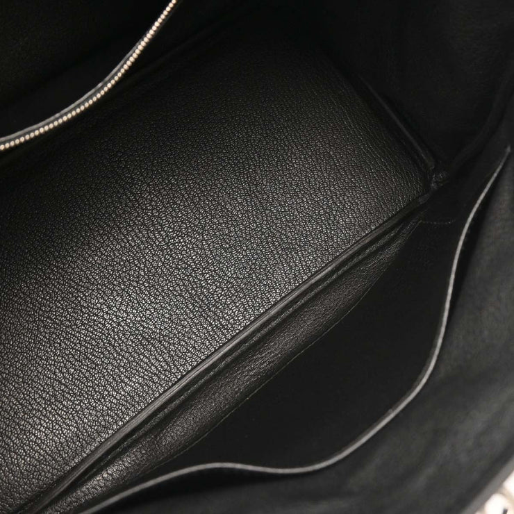 Hermes Black Taurillon Clemence Birkin 30 Handbag B08 Square:L 154133