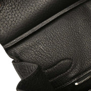 Hermes Black Taurillon Clemence Birkin 30 Handbag B08 Square:L 154133