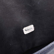 Chanel Navy Calfskin Triple CC Shoulder Tote Bag 154135
