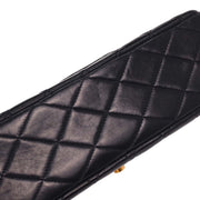 Chanel Navy Lambskin Paris Small Double Flap Shoulder Bag 154137