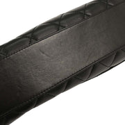 Chanel Black Lambskin Top Handle Handbag 154139