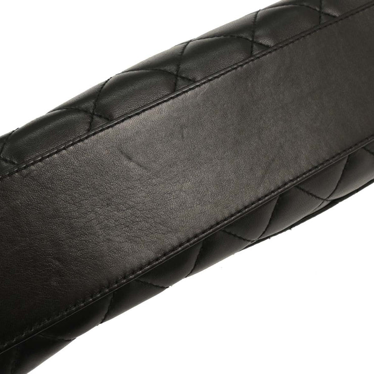 Chanel Black Lambskin Top Handle Handbag 154139